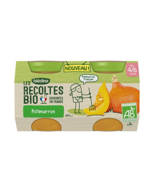 Les Recoltes Petits pots potimarron bio
