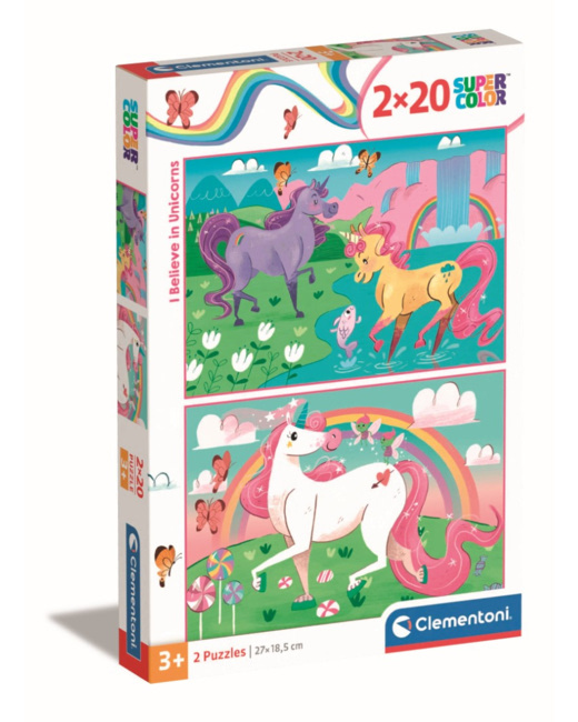 Puzzle I Believe in Unicorns - 2x20 pièces