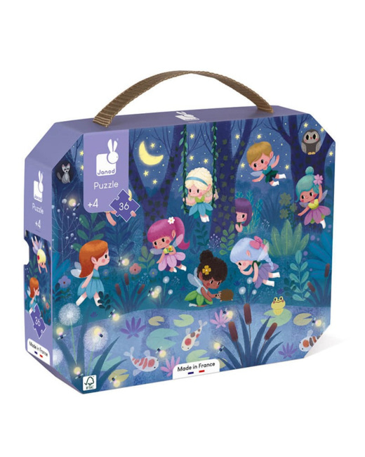 Puzzle les fees et nenuphars - 36 pieces