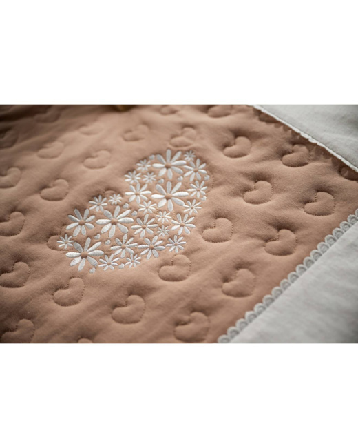 Grand tapis de jeu en coton matelassé