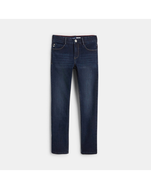 Jean skinny hyper stretch bleu garçon