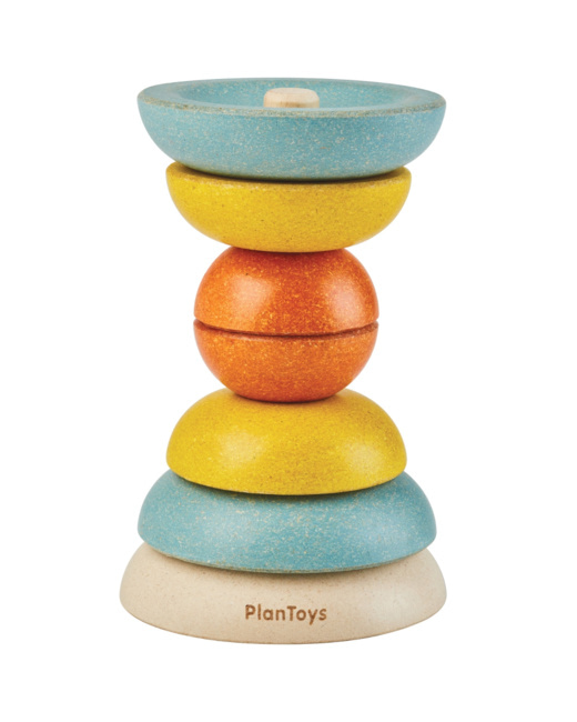 Bols à empiler en bois d'hévéa