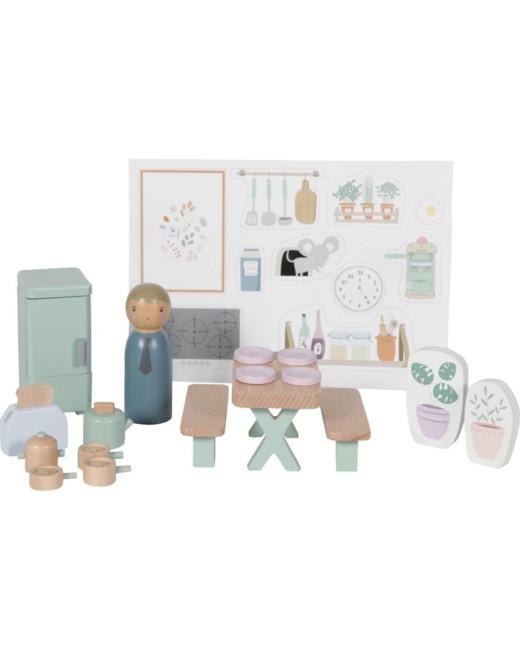 Maison de poupée en bois cuisine