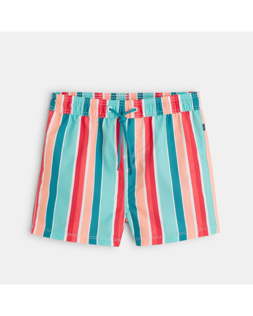 Short de bain à rayures garçon