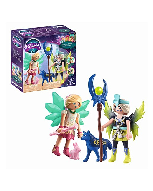 Playmobil Ayuma - Crystal et moon fairy avec animaux
