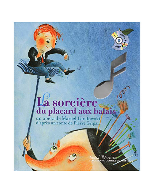 Livre La Sorcière Du Placard Aux Balais - Un Livre + Un Cd Audio - De 7 À 12 Ans