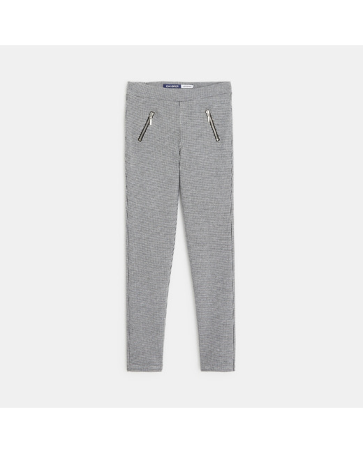 Jeggings en jersey milano gris fille