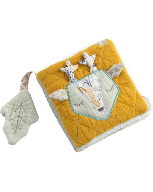 Livre d'éveil en tissu daim Promenons-nous