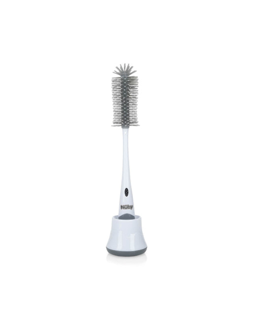 Brosse de Nettoyage pour Biberon et Tétine 2 en 1 avec Support Hygiénique