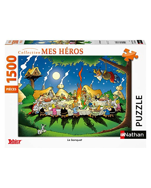 Puzzle - Le banquet - Astérix - 1500 pièces