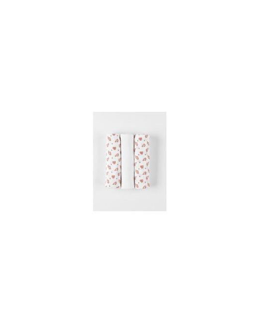 Set de 3 langes en mousseline de coton