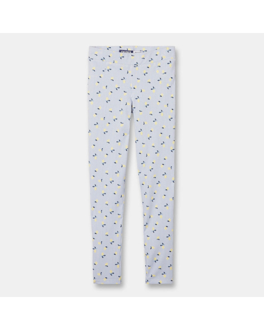 Jeggings imprimés jaune fille