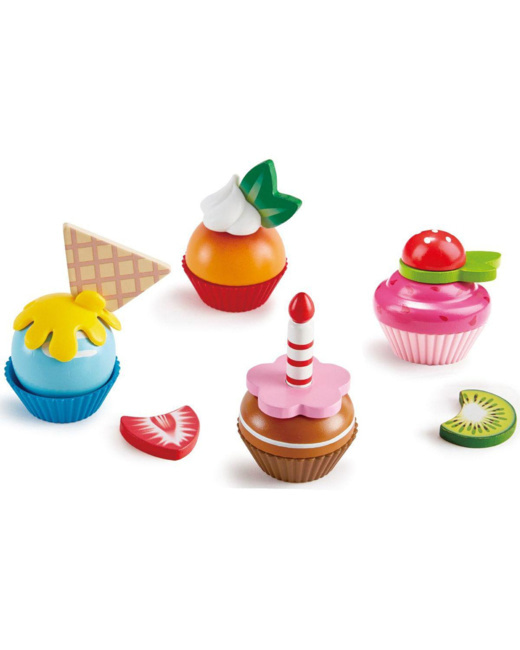 Jouet dinette bois Cupcakes
