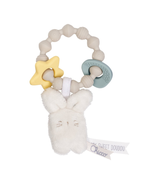 Hochet Anneau Souple Lapin