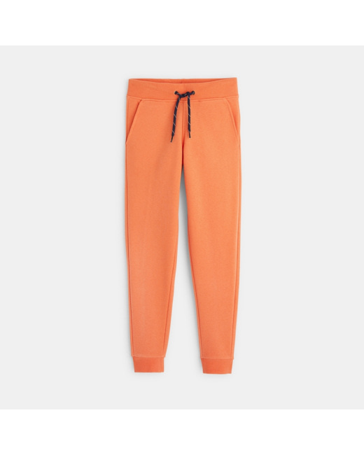 Pantalon de jogging en molleton orange garçon