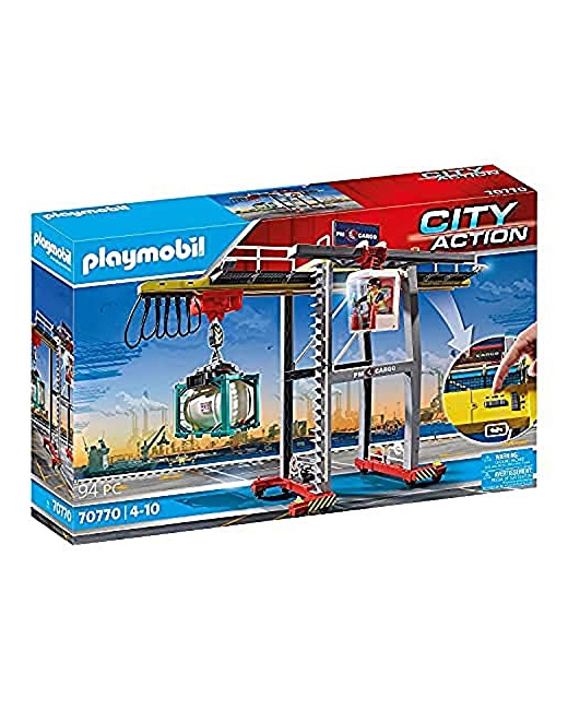 Playmobil City Action - Portique de chargement pour conteneur