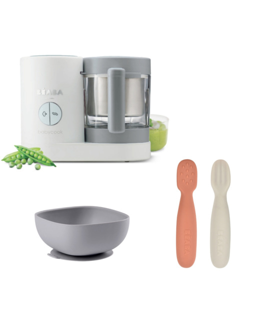 Robot Babycook Neo avec lot de 2 pré-cuillères en silicone