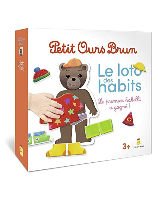 Jeu Petit Ours Brun - Le loto des habits