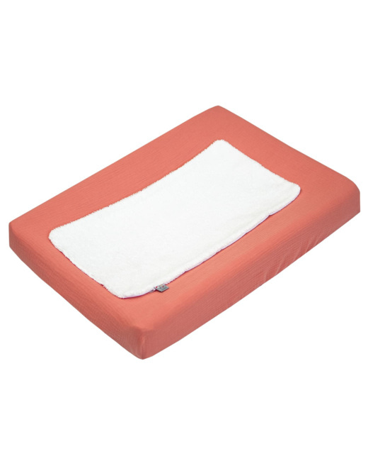 Housse de matelas à langer + éponge bambou, Jeanne