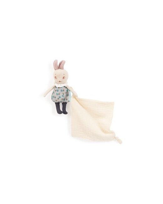 Doudou mouchoir Souris Après la pluie