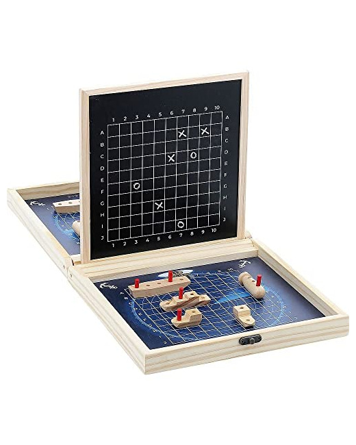 Jeu Bataille navale en bois