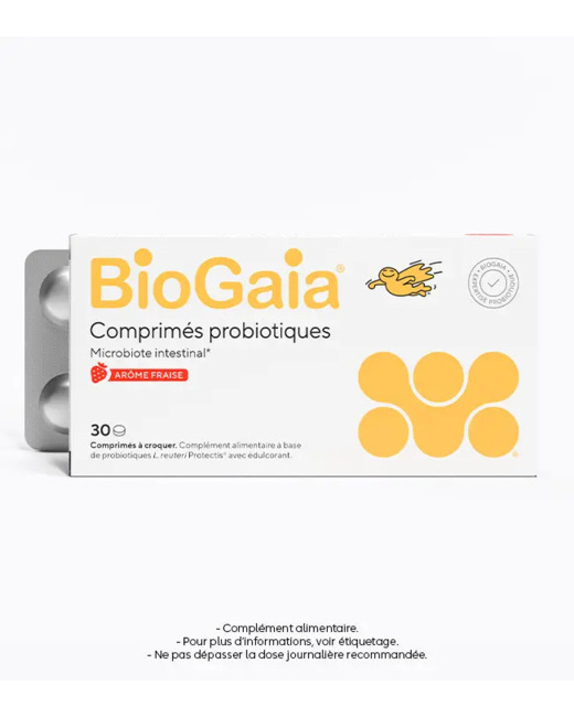 BioGaia® Comprimés probiotiques goût fraise