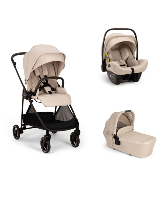Poussette Trio Ixxa Next + Siège auto Pipa Next + Nacelle Lytl