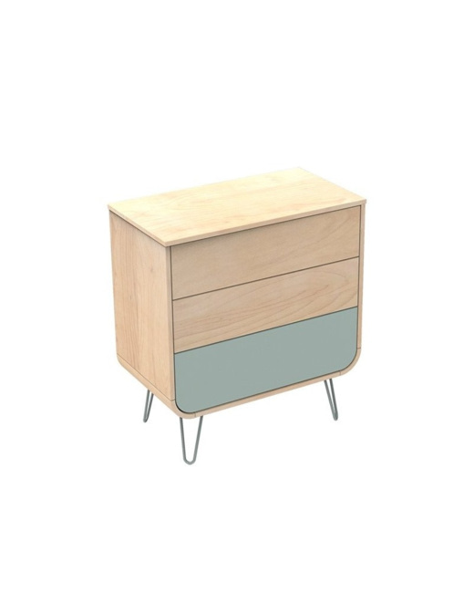 Commode 3 tiroirs pieds fils Galopin