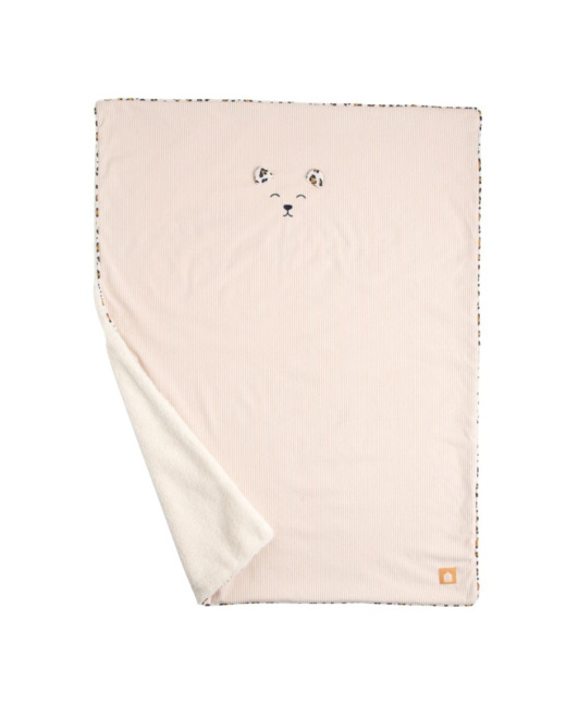 Couverture bébé velours Léopard