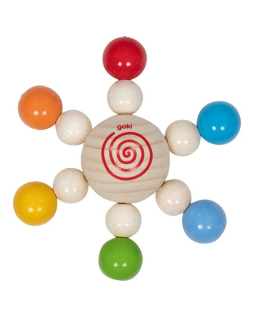 Hochet toupie de perles