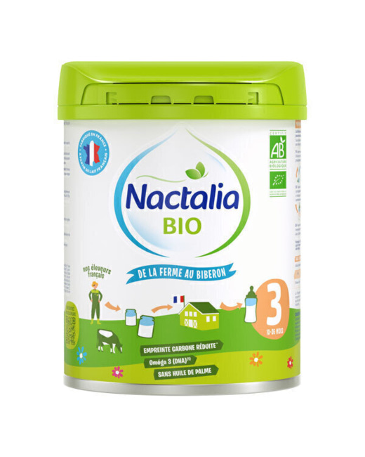 Lait bio infantile 3ème âge 10-36 mois