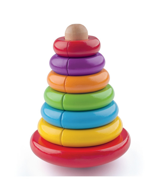 Pyramide anneaux magnétiques empilables Montessori PAM