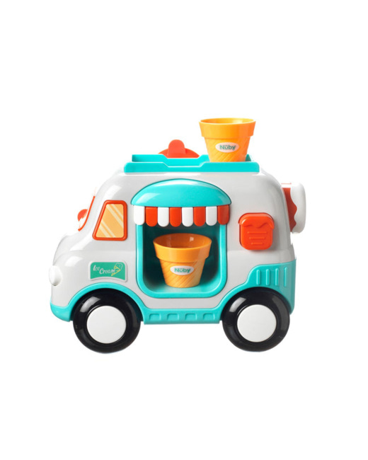 Jouet de Bain interactif avec Ventouse Camion de Glace à Bulles