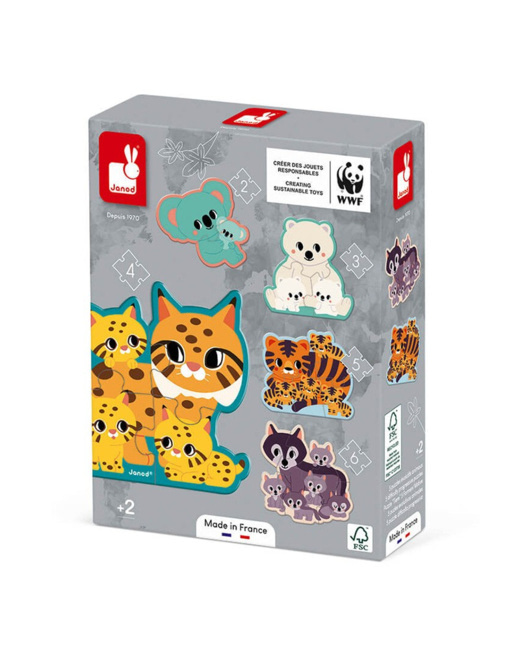 Puzzles évolutifs Animaux WWF