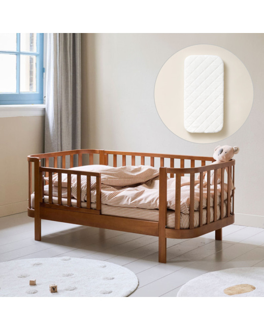 Lit enfant ovale avec Matelas Cocoon