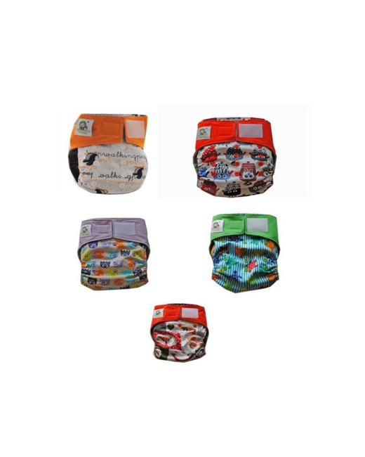 Couches lavables one size bambou