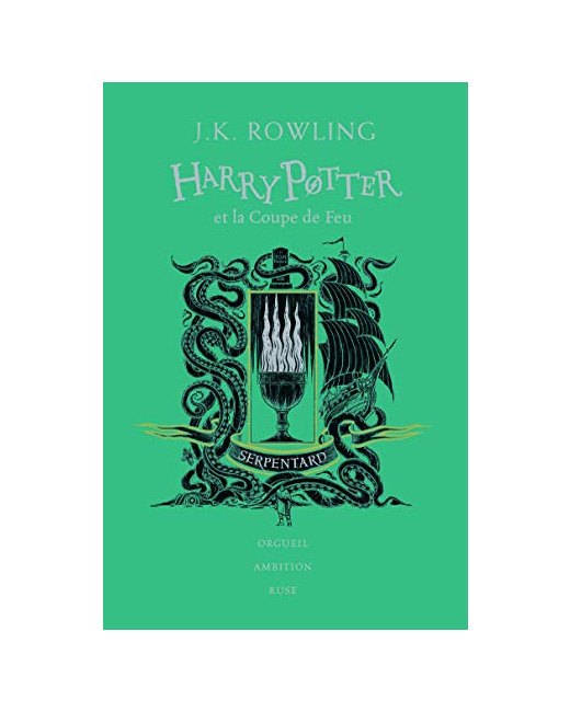 Livre Harry Potter Et La Coupe De Feu - Edition Serpentard