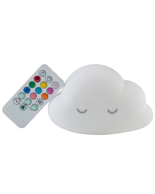 Veilleuse silicone grand nuage à télécommande