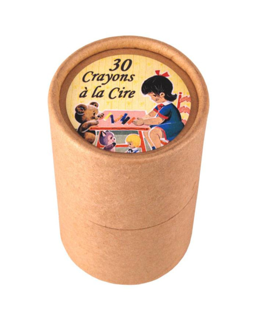 30 crayons à la cire
