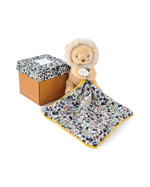 Doudou lion pantin Boh'aime