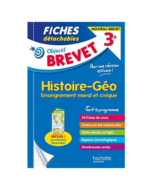 Objectif BREVET Fiches Histoire-Géographie-Enseignement moral et civique
