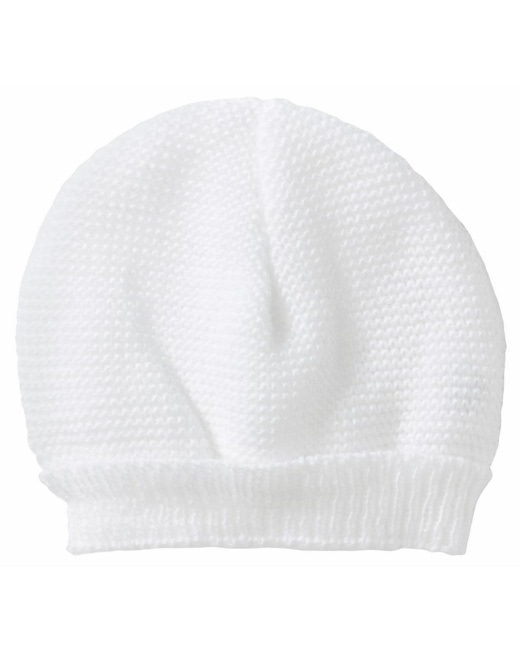 Bonnet en maille naissance