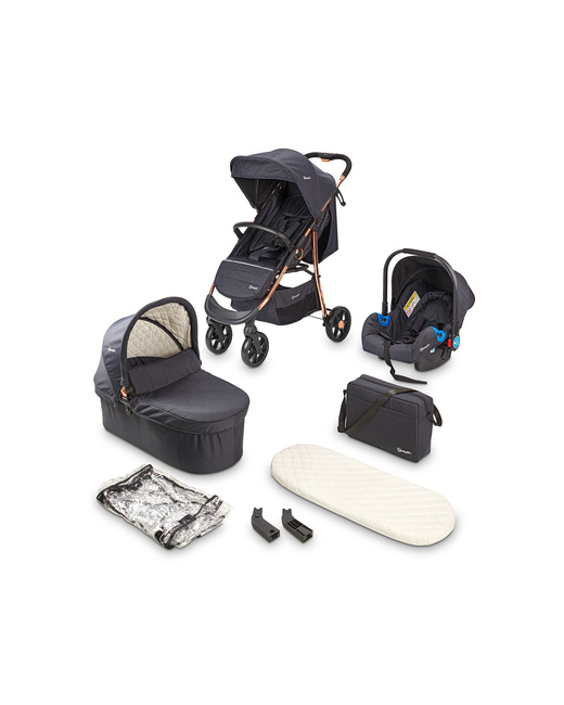 Poussette trio combinée Style 3en1