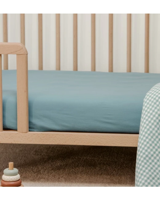 Drap housse pur Coton Bio pour lit bébé