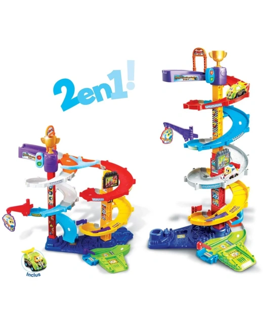 Tut tut Bolides - Méga circuit spirales 2 en 1