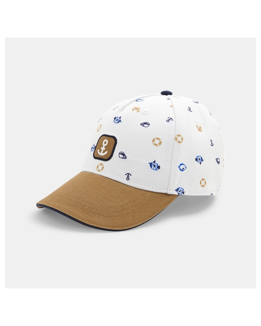 Casquette imprimée monde marin