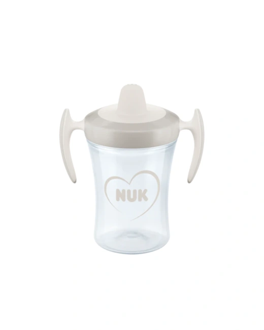 NUK Junior Cup Gourde pour enfant - 18 mois et plus - Gobelet  d'apprentissage anti-fuite avec bec doux - Clip et capuchon de protection -  Sans BPA - 300 ml - Violet : : Bébé et Puériculture