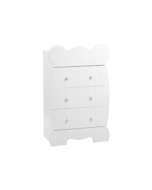 Commode haute 4 tiroirs enfant Bulle