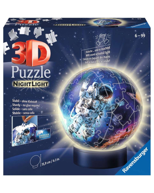 Puzzle Les astronautes illuminé - de 6 ans