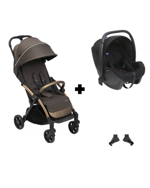 Poussette Duo Goody Xplus + Siège auto Kory i-Size Essential